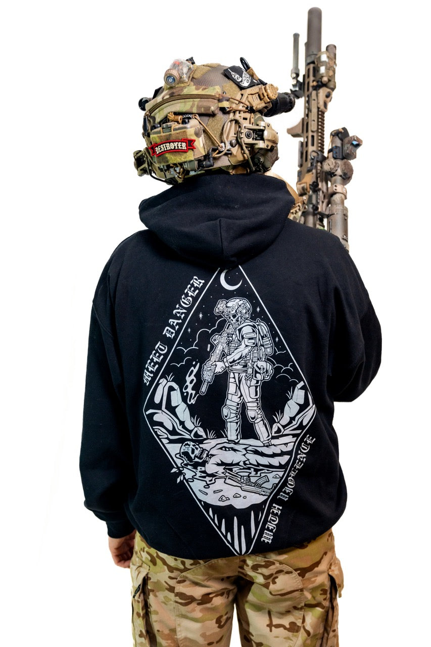 Meet Danger With Violence Hoodies